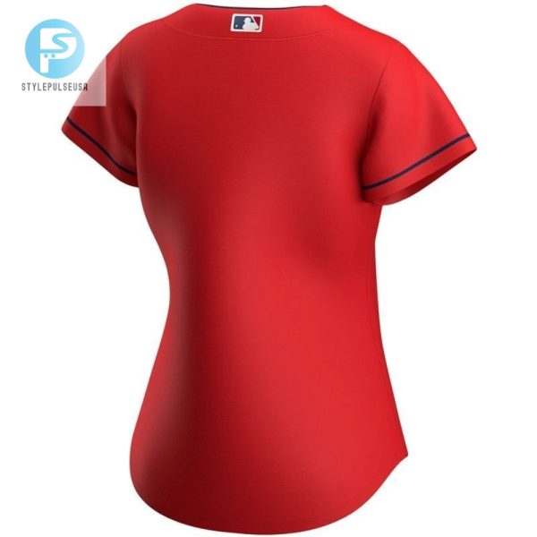 Get Your Game On 2020 Custom Red Womens Mlb Jersey stylepulseusa 1