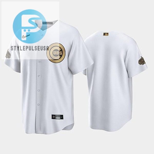 Steal Home In Style 202223 Allstar Cubs White Jersey Lol stylepulseusa 1 1