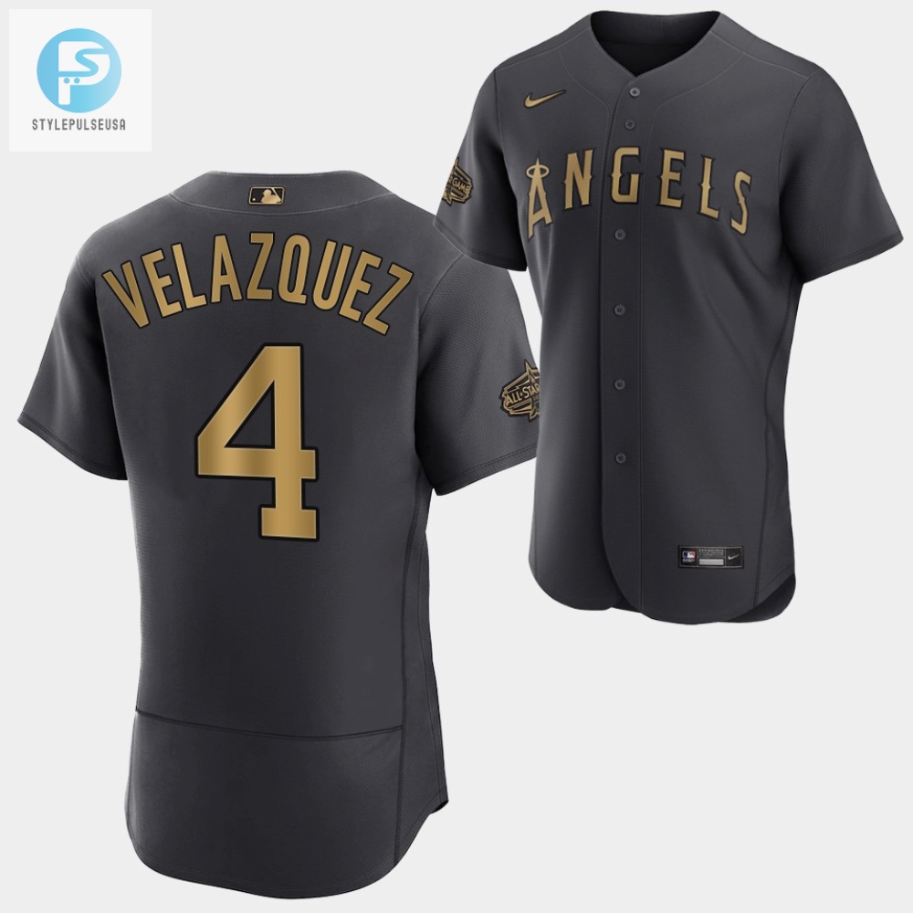 Get Velazquezs Showstopper  La Angels 2223 Jersey In Charcoal