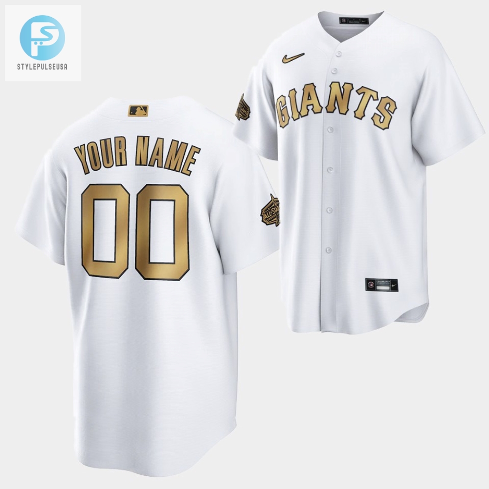 Rock The Field In Style Custom Sf Giants 00 Jersey