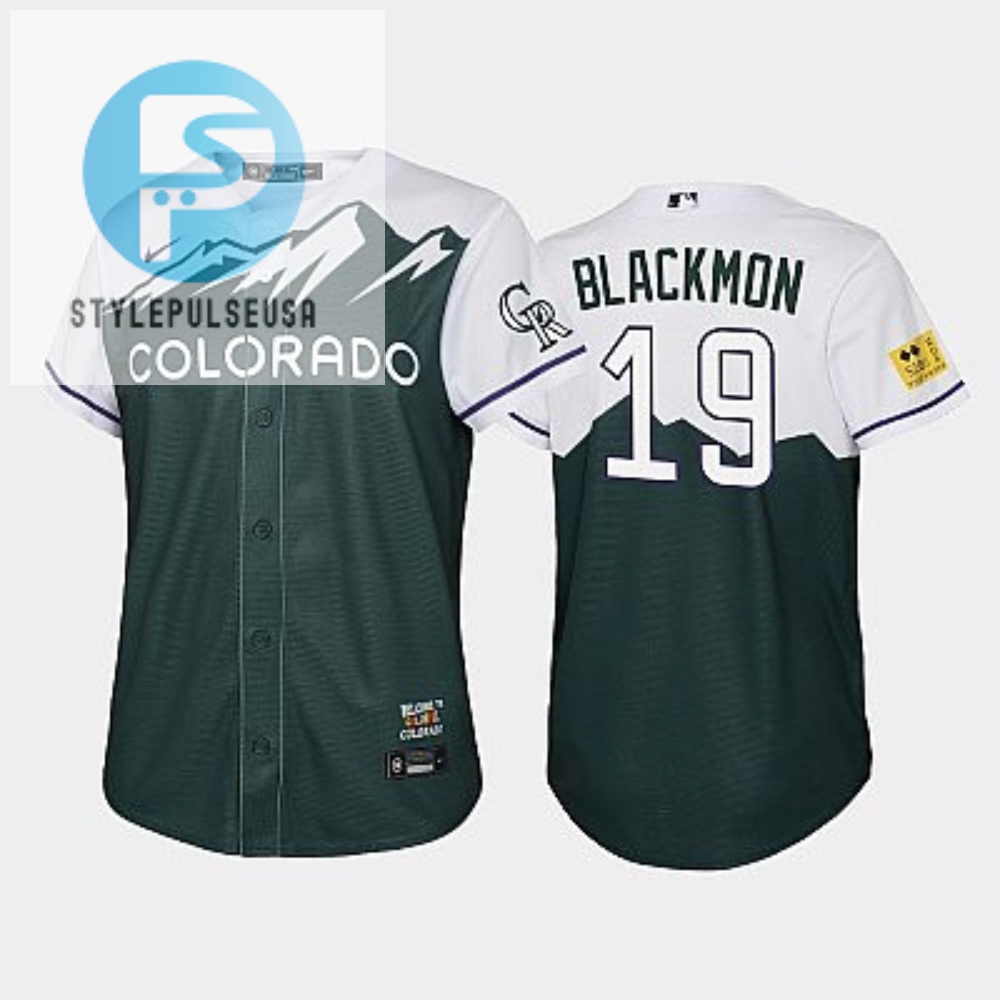 Score Big In Style Funny Green Blackmon Jersey For Youth