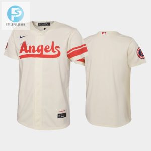 Rock The Field In Cream 202223 Youth Angels Jersey stylepulseusa 1 1