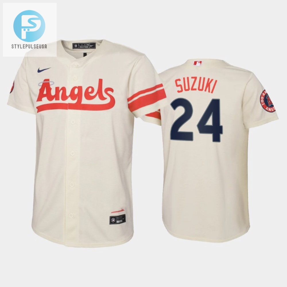 202223 Kurt Suzuki Angels Jersey Cream Of The Crop