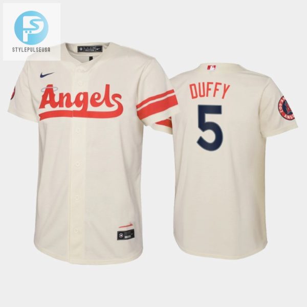 Get Creamed 202223 Kids L.A. Angels Matt Duffy Jersey stylepulseusa 1