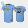 Get Woodruffed Brewers City Connect Jersey Powder Blue Fun stylepulseusa 1