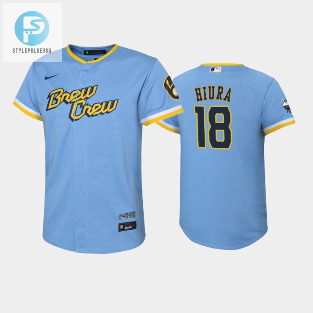 Get Brewed Up Kids Powder Blue Hiura 18 Jersey  Funtastic