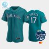 Score Laughs 2023 Mitch Haniger Aqua Jersey For Mariners Fans stylepulseusa 1