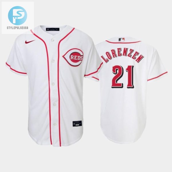 Steal Bases Not Style Lorenzen Youth Reds Jersey stylepulseusa 1