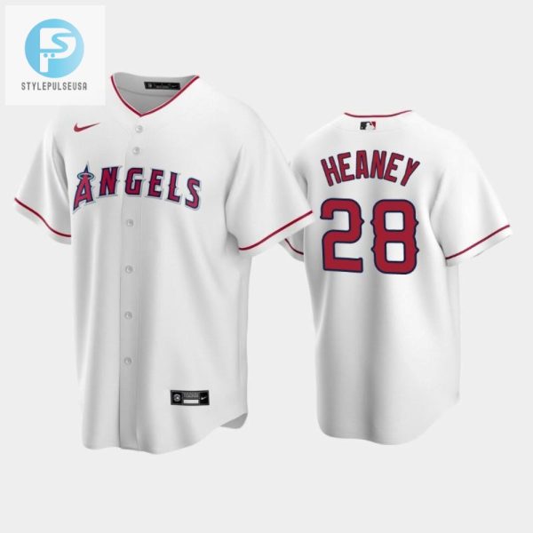 Rock The Halo 28 Heaney White Jersey Angels Secret Weapon stylepulseusa 1