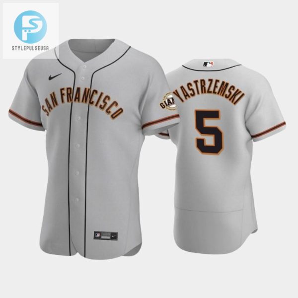 Mike Yastrzemski Giants Jersey Play Like A Legend In Gray stylepulseusa 1