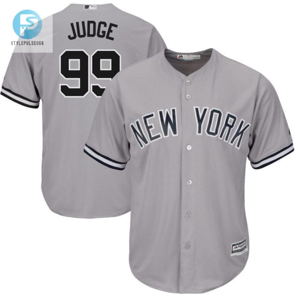 Be A Giant Fan In Style Judge Yankees Jersey Gray stylepulseusa 1