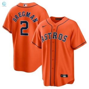 Hit Homers In Hilarity Bregman Astros Jersey Bold In Orange stylepulseusa 1 1