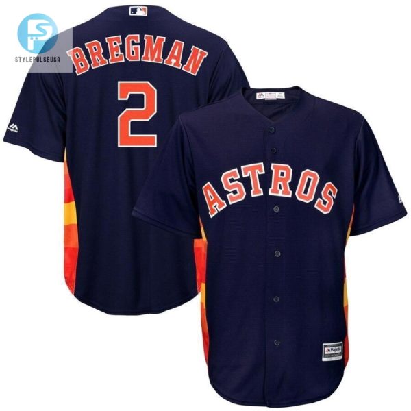 Rock Bregmans Flashy Navy Jersey Hit Style Home Runs stylepulseusa 1