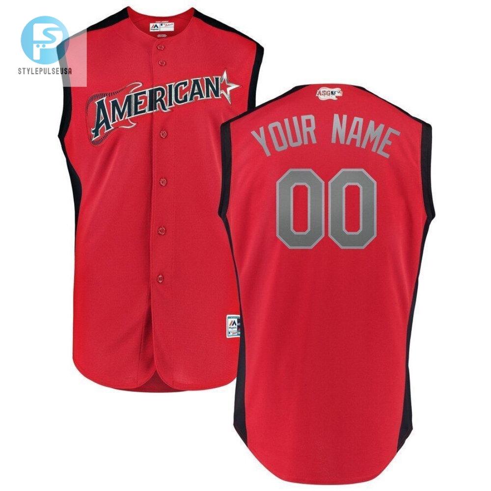 Stand Out In Red 2019 Al Allstar Workout Jersey  Custom Fun