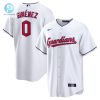 Score Big Laughs With Andres Gimenez Guardians Jersey White stylepulseusa 1