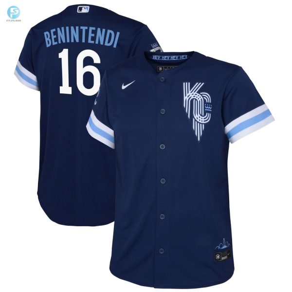 Rock Benintendis 2022 City Connect Royals Navy Jersey Fun stylepulseusa 1 1