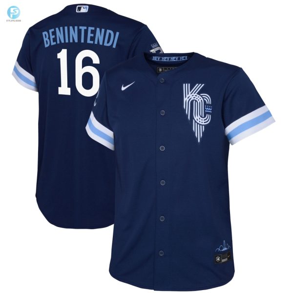 Get Lil Royals Ready Benintendi Baby Jersey Navy Fun stylepulseusa 1