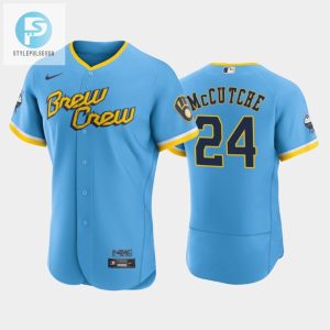 Score Big With Mccutchens Powder Blue Brewers Jersey stylepulseusa 1 1