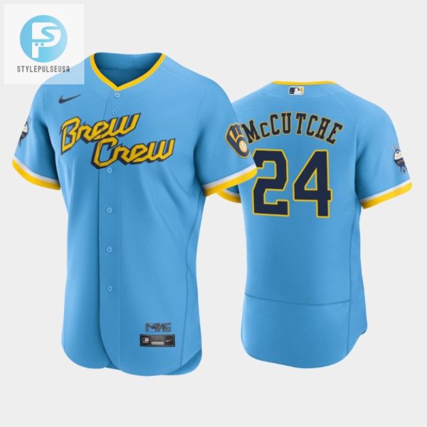 Score Big With Mccutchens Powder Blue Brewers Jersey stylepulseusa 1 1