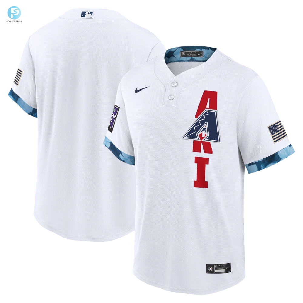 Hit A Homer In Style Dbacks 2021 Allstar Jersey  White