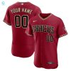 Crimson Fandom Rock Your Dbacks Custom Jersey stylepulseusa 1