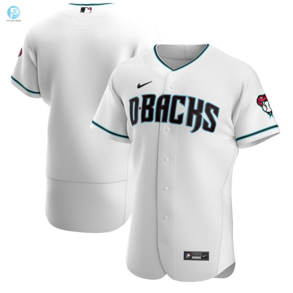 Hit A Home Run In Style Quirky Dbacks Jersey Whiteteal stylepulseusa 1