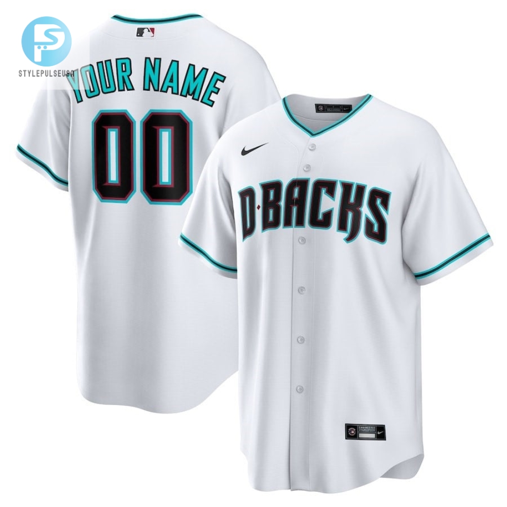 Snag Your Custom Dbacks Jersey White Wild And Hilarious