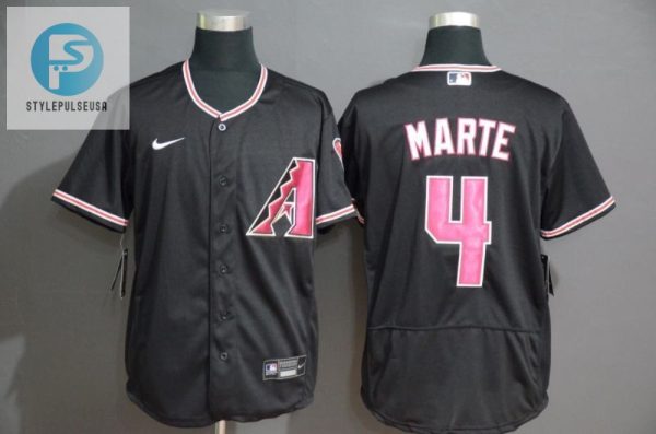 Rock Marte Madness Get Your 4 Dbacks Black Jersey stylepulseusa 1