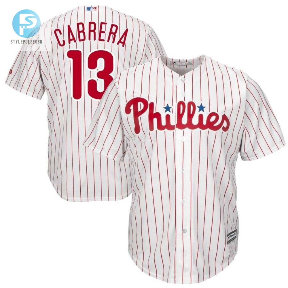 Get Cabready Phillies Cool Base Jersey  Cabreras Fave