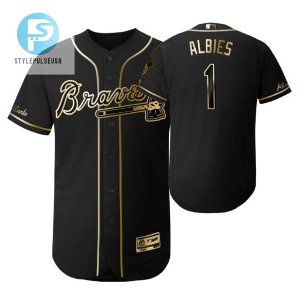 Ozzie Albies 1 Braves Jersey Strike Out Boring Gifts stylepulseusa 1