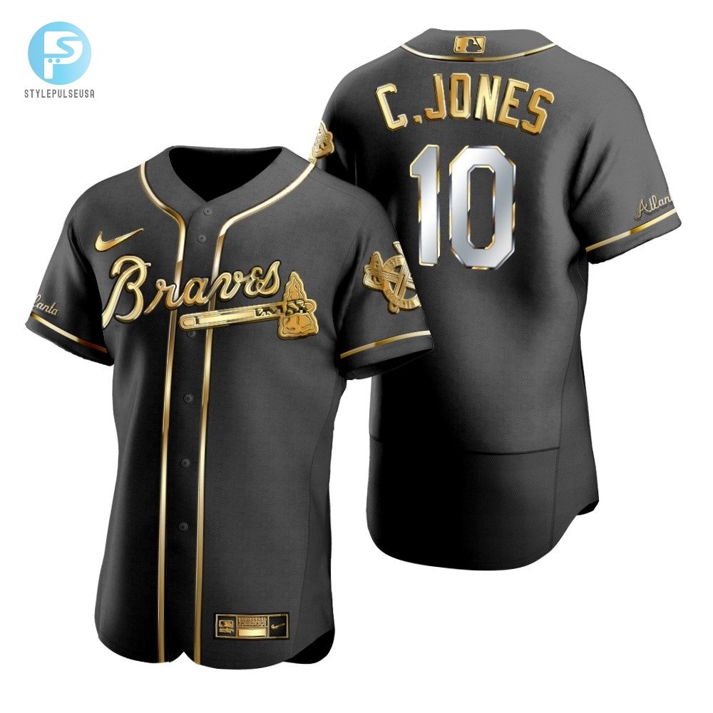 Score Big In Style Chipper Jones 10 Braves Fun Jersey