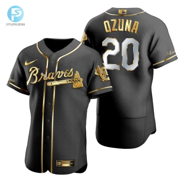 Hit A Home Run Fun Ozuna 20 Braves Jersey Gift stylepulseusa 1