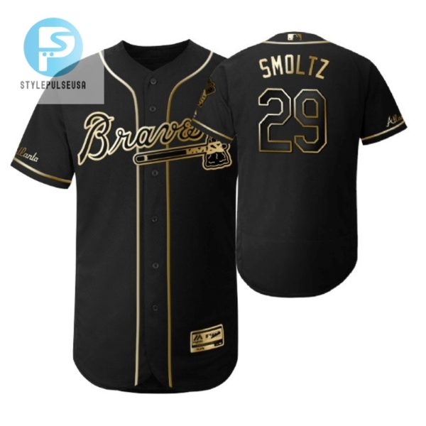 Score Big In Style With Braves 29 Smoltz Golden Jersey stylepulseusa 1