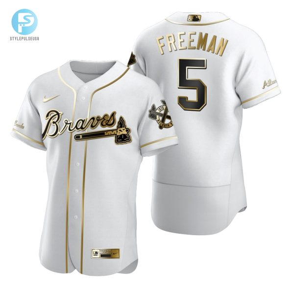 Hit A Homerun Get Your Freddie Freeman Braves Gold Jersey stylepulseusa 1