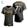 Hit A Homer Braves 77 Jackson Gold Bold Jersey Gift stylepulseusa 1