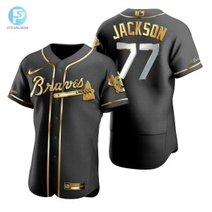 Hit A Homer Braves 77 Jackson Gold Bold Jersey Gift stylepulseusa 1 1