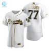 Swing Into Laughs Braves 77 Luke Jackson Golden Jersey stylepulseusa 1