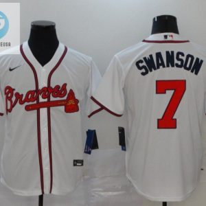 Score Laughs With Dansby Swanson 7 Braves 2020 Jersey stylepulseusa 1 1