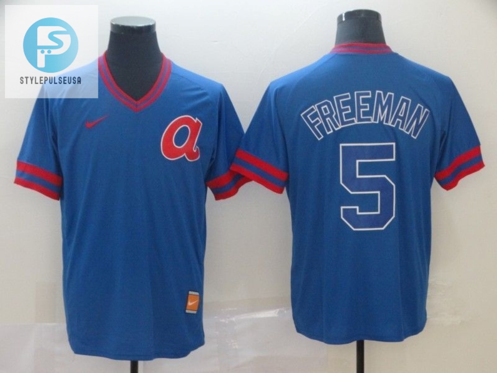 Rock Atlanta Braves Style Freddie Freeman 5 2020 Jersey