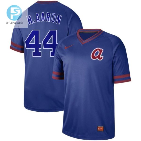 Rock The Hank Aaron 44 Jersey Be A Braves Legend stylepulseusa 1 1