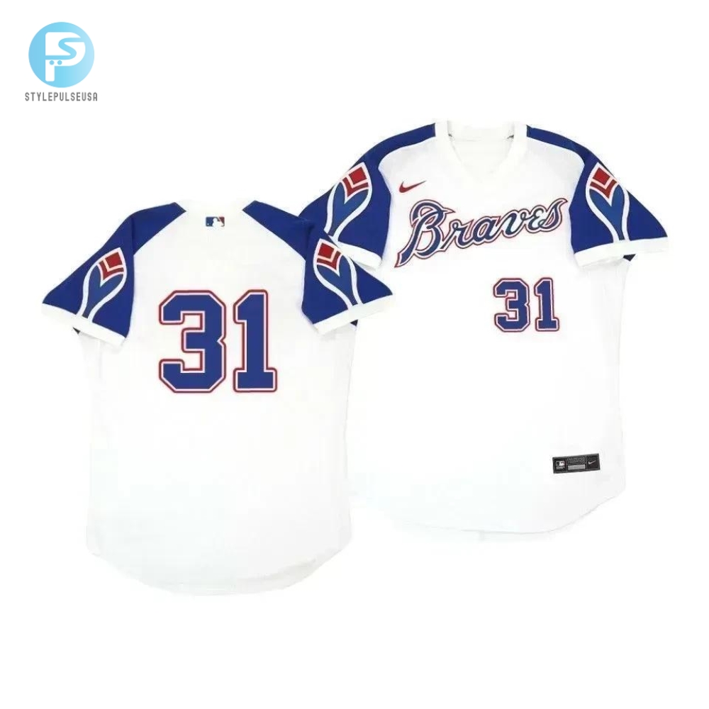 Score In Style Riley 27 Throwback Braves Jersey  Retro Fun