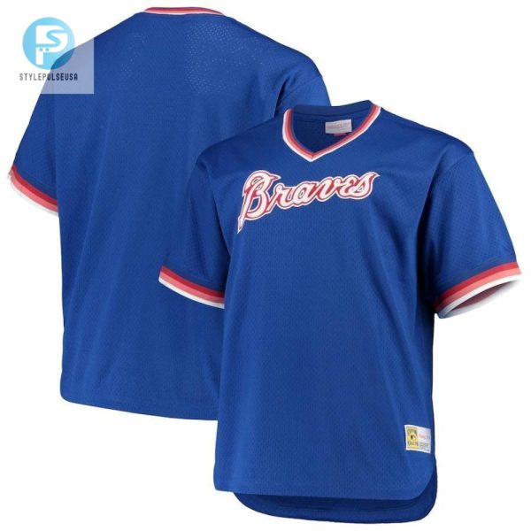 Hit A Homer In Style Big Tall Braves Jersey Royal stylepulseusa 1