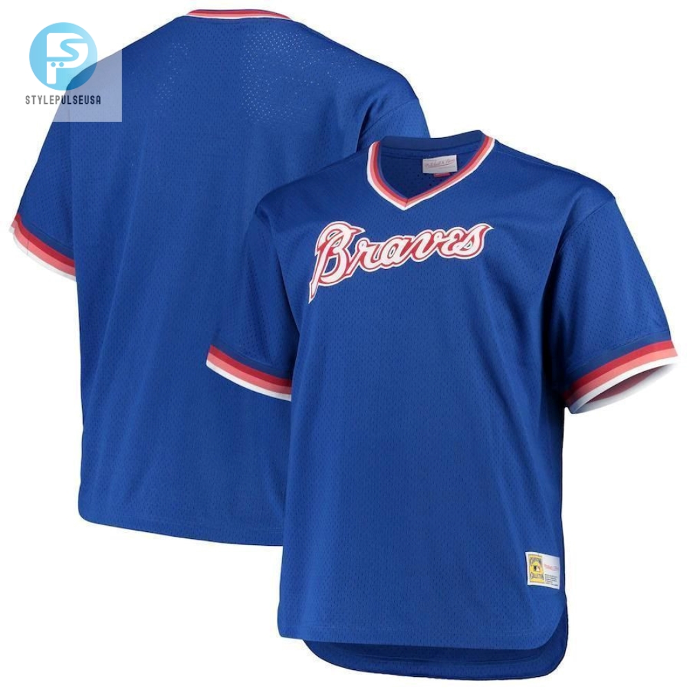 Hit A Homer In Style Big  Tall Braves Jersey  Royal