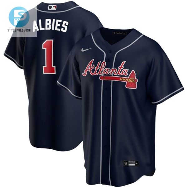 Rock Ozzie Albies Style 2020 Braves Black Jersey Magic stylepulseusa 1