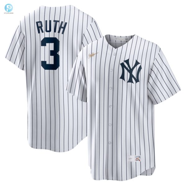 Get Ruthd Iconic Yankees Jersey Home Run Style stylepulseusa 1