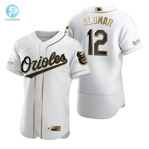 Hit A Homer In Style Alomar 12 Orioles Fanmust White Jersey stylepulseusa 1 1