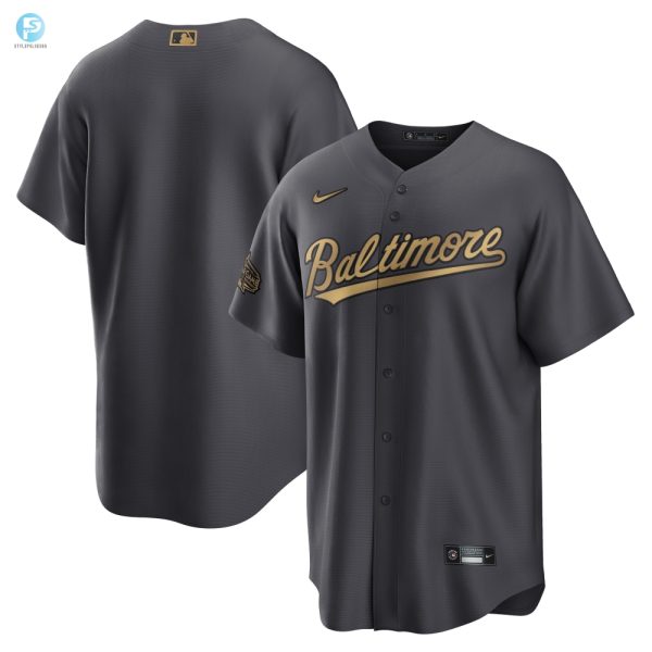 Hit A Home Run In Style Orioles Allstar Jersey Charcoal stylepulseusa 1