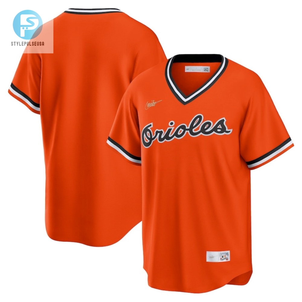 Rock Retro Orange Orioles Throwback Jersey  Fly In Style