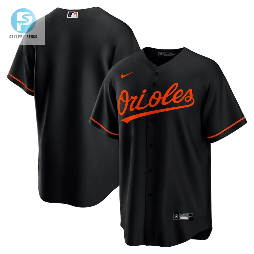 Hit Homers Not Humdrum  Orioles Black Jersey Bliss