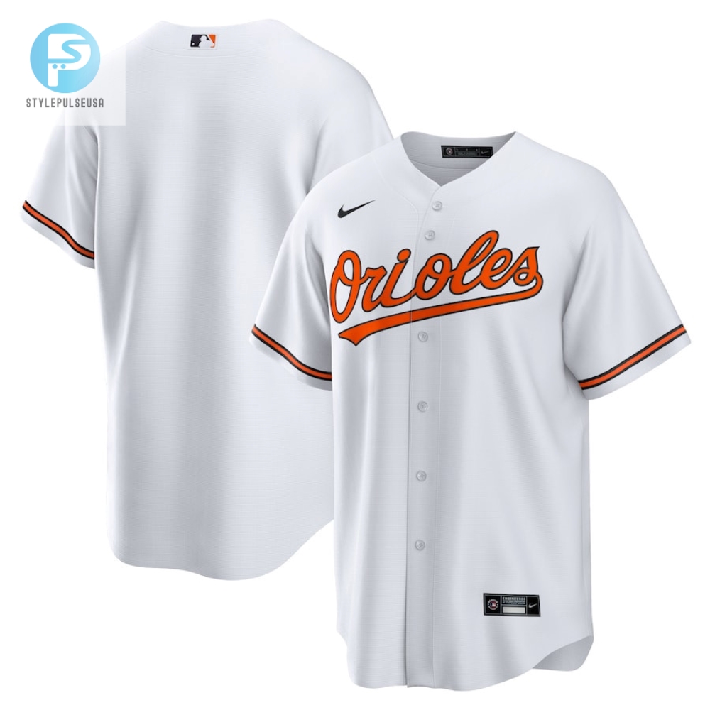 Get Your Bird On Baltimore Orioles Mens Jersey  White